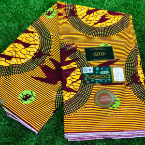 GTP Adepa Authentic African Print Fabric 6 Yards