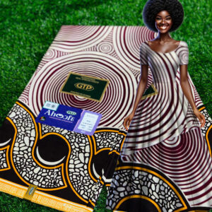 GTP AhO)fε Africa Print Cloth 6Yards Model